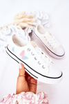 Children's Sneakers With Butterflies White Fairytale