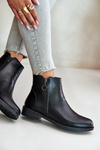 Flat Insulated Ankle Boots Black Kerima
