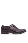 Men's Casual Leather Monk Half Boots Nikopol Brown 1720