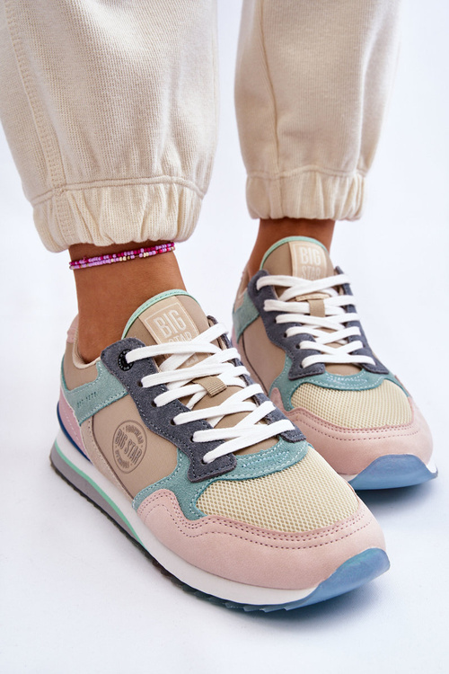 Buty Sportowe Damskie Memory Foam System Multikolor Big Star LL274347 