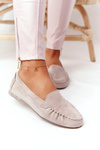 Suede Loafers Sergio Leone MK722 Beige