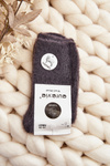 Warm Smooth Women's Alpaca Socks Dark Gray