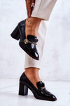 Lacquered Trendy Pumps Black Jenice
