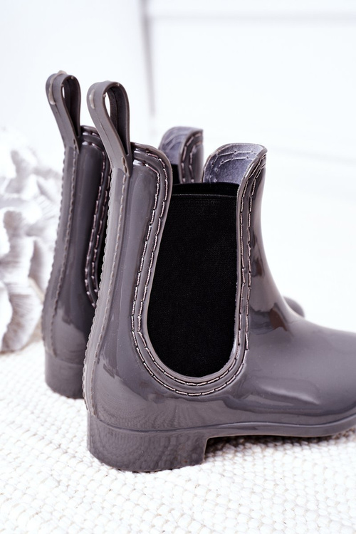 Children's Galoshes Rain Boots Gray Lily