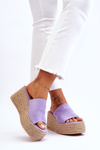 Women's Wedge And Platform Slippers Violet Ysabel