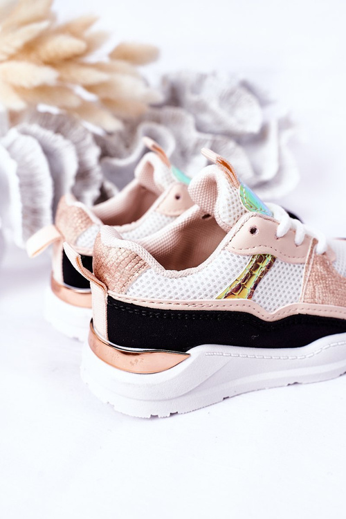 Children's Sport Shoes Sneakers Black-Pink Game Time