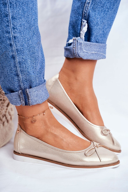 Women’s Ballerinas Sergio Leone Gold BL612