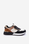 Women's Stylish Sport Shoes Beige-Black Katenia