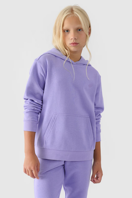 Girls Non-Zip Hoodie Smooth 4F 4FJWMM00TSWSF1316-32S