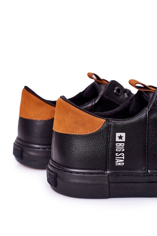 Men's Leather Sneakers Big Star GG174026 Black