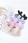 Children's Sandals With Drawstring Beige Cutie-Pie