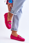 Women's Suede Loafers Fuchsia Sorento