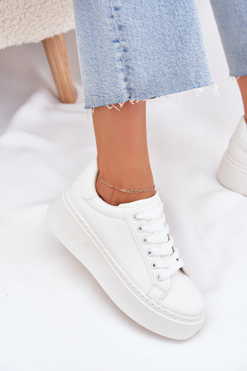 Women's Platform Sneakers White Sallira