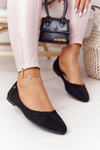 Suede Ballerinas Sergio Leone BL622 Black