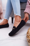 Women's Black Suede Sonnero Moccasins