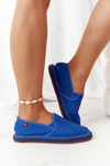 Espadryle Pleciona Podeszwa Big Star Granatowe DD274A136