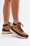 Ocieplane Męskie Buty Trekkingowe Brązowe Lee Cooper LCJ-24-03-3035M