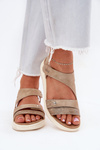 Women's Wedge Sandals Beige Maroriella