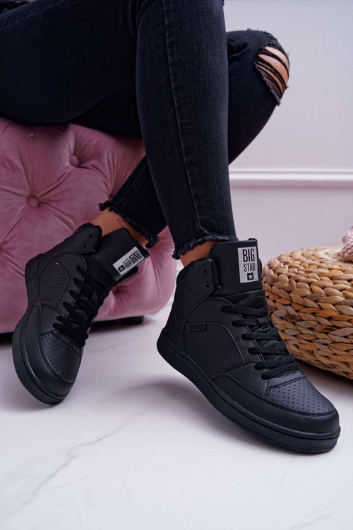 Women's Big Star High Sneakers Black EE274211