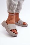 Women's Platform and Wedge Slides Grey Vimarils