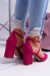 Women's Stiletto pumps Fuchsia Traffic
