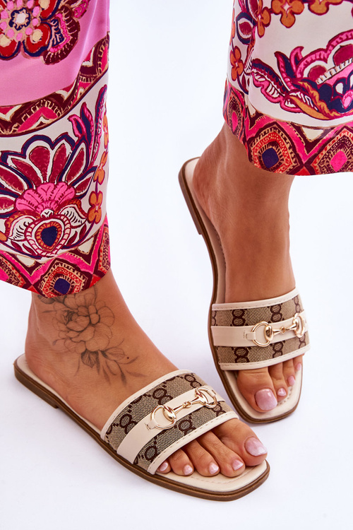 Classic Flat Heels Beige Marlene