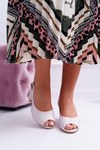Women's Stiletto Sandals Sergio Leone SK765 Beige Pearl Vime