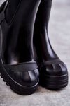 Classic High Workers Boots Black Bassti