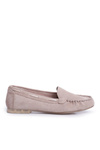 Sergio Leone Women's Suede Beige Moccasins MK722