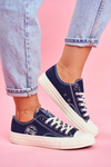 Women's Big Star Sneakers Navy Blue FF274125