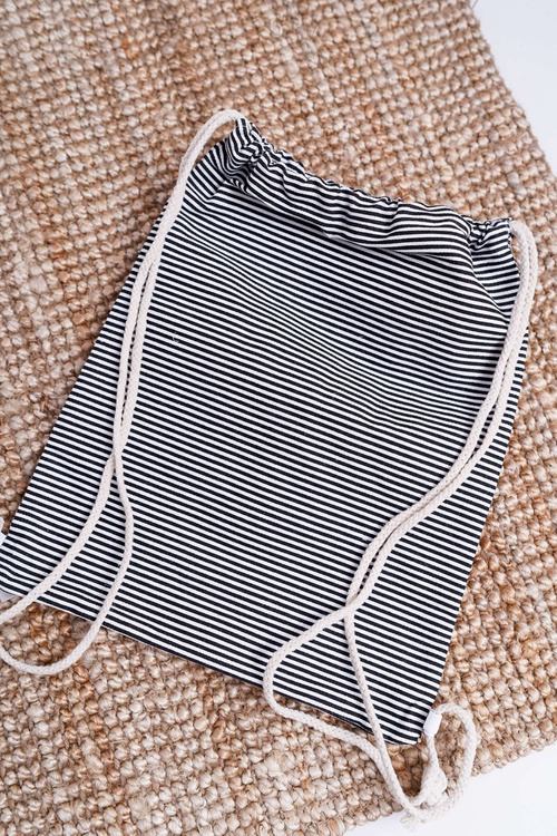 Women's Navy Handbag Black Beach Bag