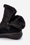 Women's Snow Boots with Faux Fur Black Primose