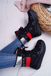 Women's Boots Snow Boots Fleece Warmed Big Star Black EE274656