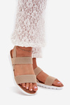 Classic Women's Slip-On Sandals Beige Felira