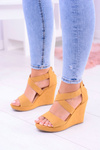 Comfortable Women's Yellow Anchor Sandals Mirabet