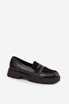 Women's Moccasins From Eco Leather Black Cailen