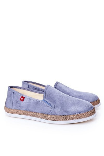 Men's Suede Espadrilles Big Star HH176004 Blue