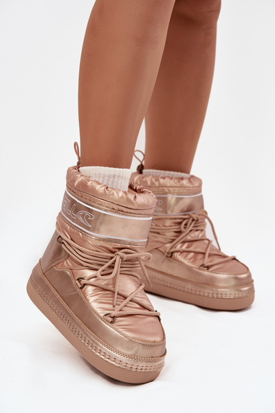 Damskie Śniegowce Złote O'NEILL ISA WOMEN HIGH 90253012.99U