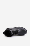 Insulated men's boots made of eco leather black Venredia