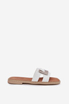 Womens Flat Sandals With Decorative Detail White Artiker 56C1334