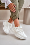 Women's Platform Sneakers White Nevelaine