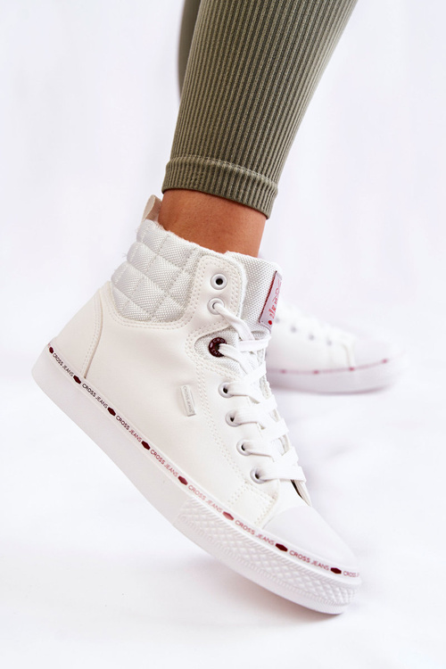 Women's High Sneakers Cross Jeans KK2R4060C White
