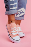 Women's Classic Sneakers Salmon Omerta