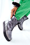 Women's Snow Boots Grey Monile