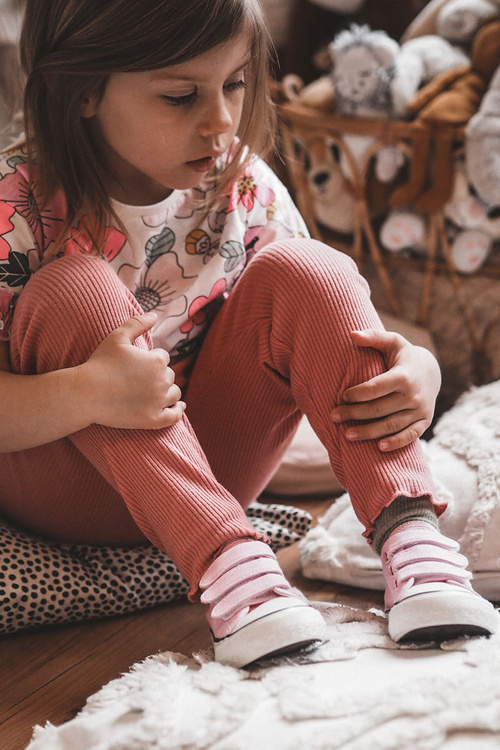 Children's Sneakers With Velcro Pink Bernie