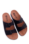 Men's Flip Flops With Buckles Big Star Black DD174605