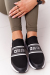 Buty Sportowe Slip-On Memory Foam Big Star Czarne HH274536 