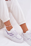 Ladies Sneakers On Platform Purple Ofenale