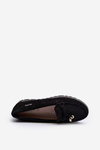 Women's Black Platform Moccasins Railav
