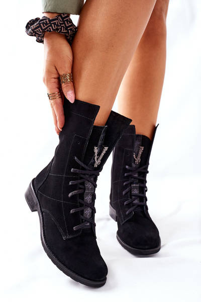 Women’s Leather Boots Nicole Black 2581/028